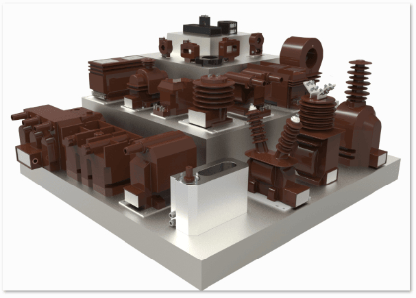 50/60Hz 定格周波数 低電圧変流器、二次定格電流1A